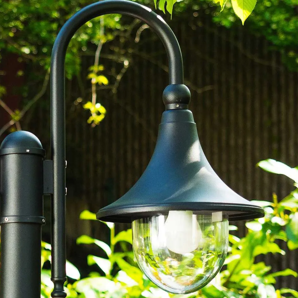 Reverbere Elgin Noir, 2 Lumieres