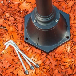 Reverbere Elgin Noir, 2 Lumieres