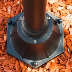 Reverbere Elgin Noir, 2 Lumieres