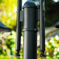 Reverbere Elgin Noir, 2 Lumieres