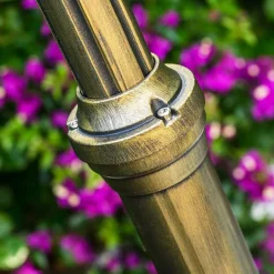 Reverbere Hong Kong Bronze Transparent, 3 Lumieres