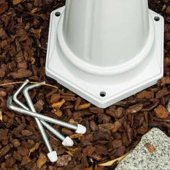 Reverbere Kobe Blanc, 3 Lumieres