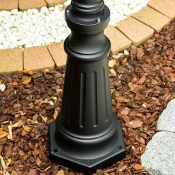 Reverbere Kobe Noir, 3 Lumieres