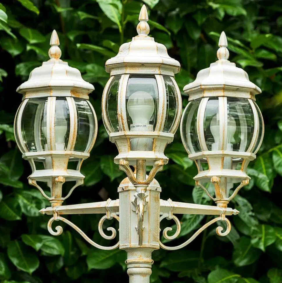 Reverbere Kobe Or, Blanc, 3 Lumieres