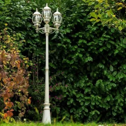 Reverbere Kobe Or, Blanc, 3 Lumieres