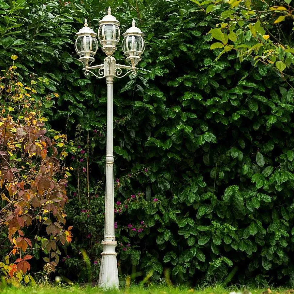 Reverbere Kobe Or, Blanc, 3 Lumieres