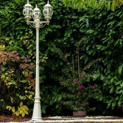 Reverbere Kobe Or, Blanc, 3 Lumieres