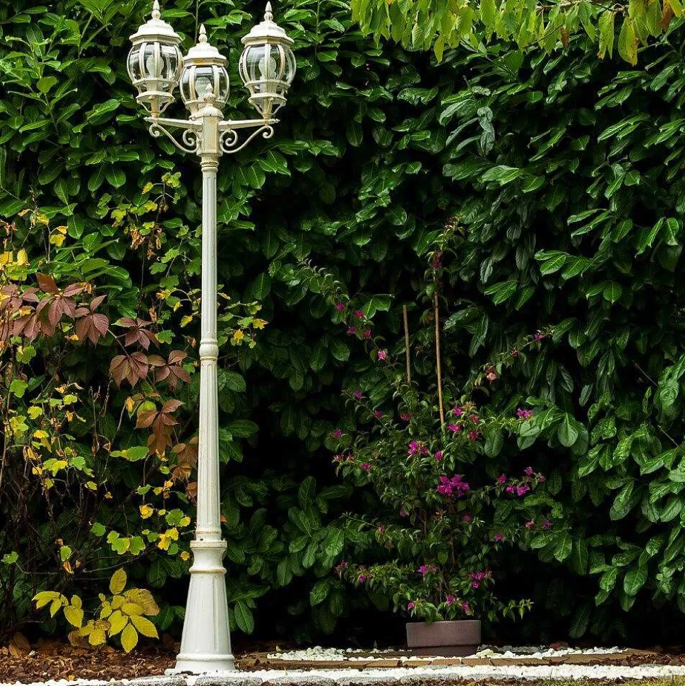 Reverbere Kobe Or, Blanc, 3 Lumieres