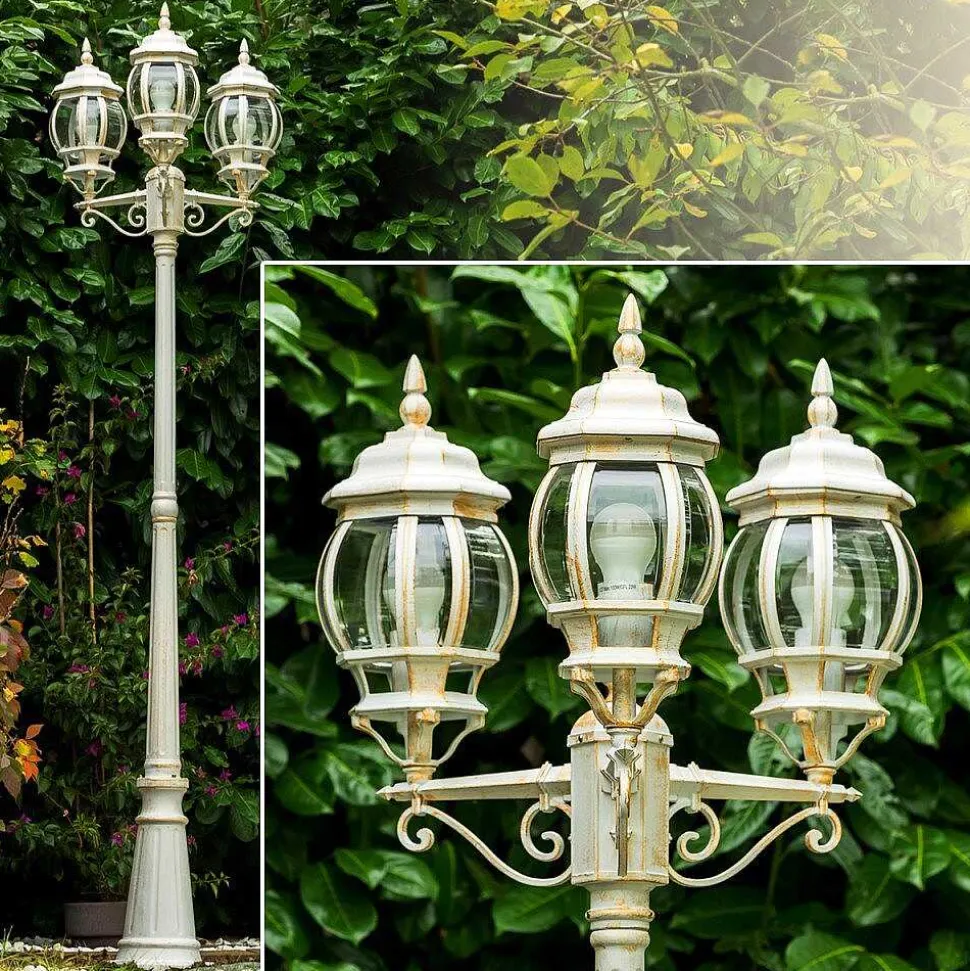 Reverbere Kobe Or, Blanc, 3 Lumieres