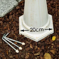 Reverbere Kobe Or, Blanc, 3 Lumieres