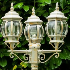 Reverbere Kobe Or, Blanc, 3 Lumieres