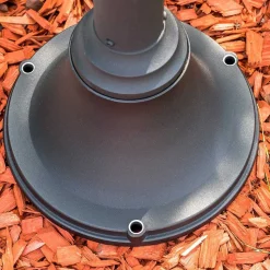 Reverbere Natal Noir, 3 Lumieres