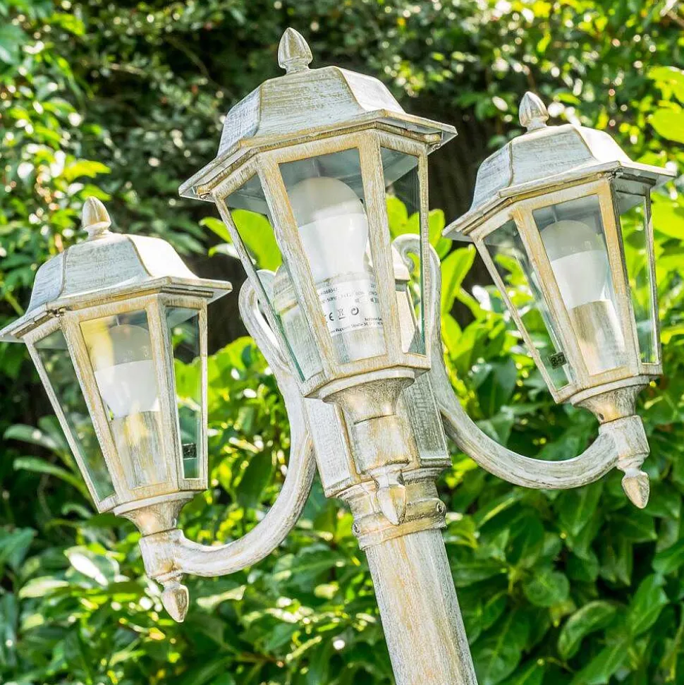 Reverbere Natal Or, Blanc, 3 Lumieres