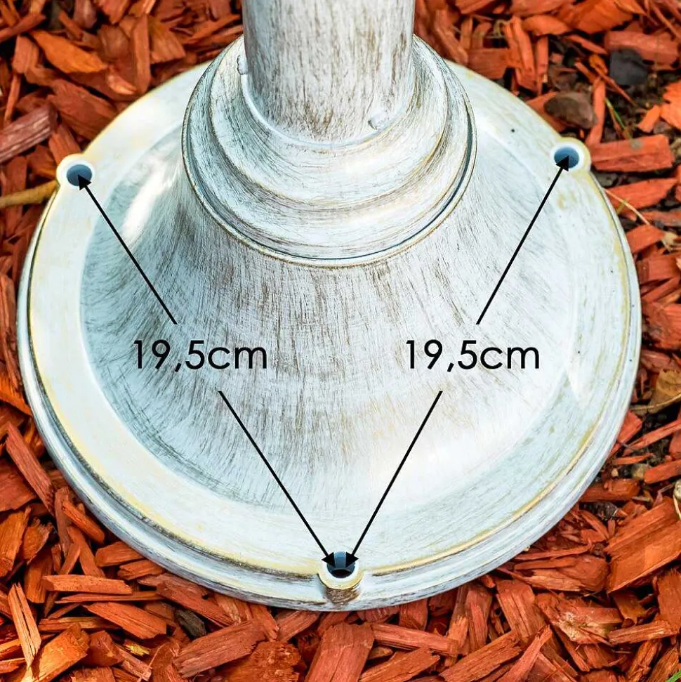 Reverbere Natal Or, Blanc, 3 Lumieres