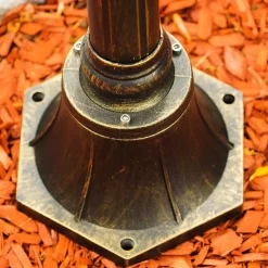 Reverbere Ribadeo Noir Dore, 3 Lumieres