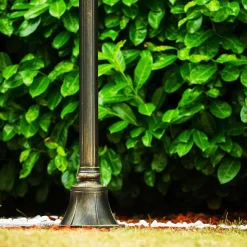 Reverbere Ribadeo Noir Dore, 3 Lumieres