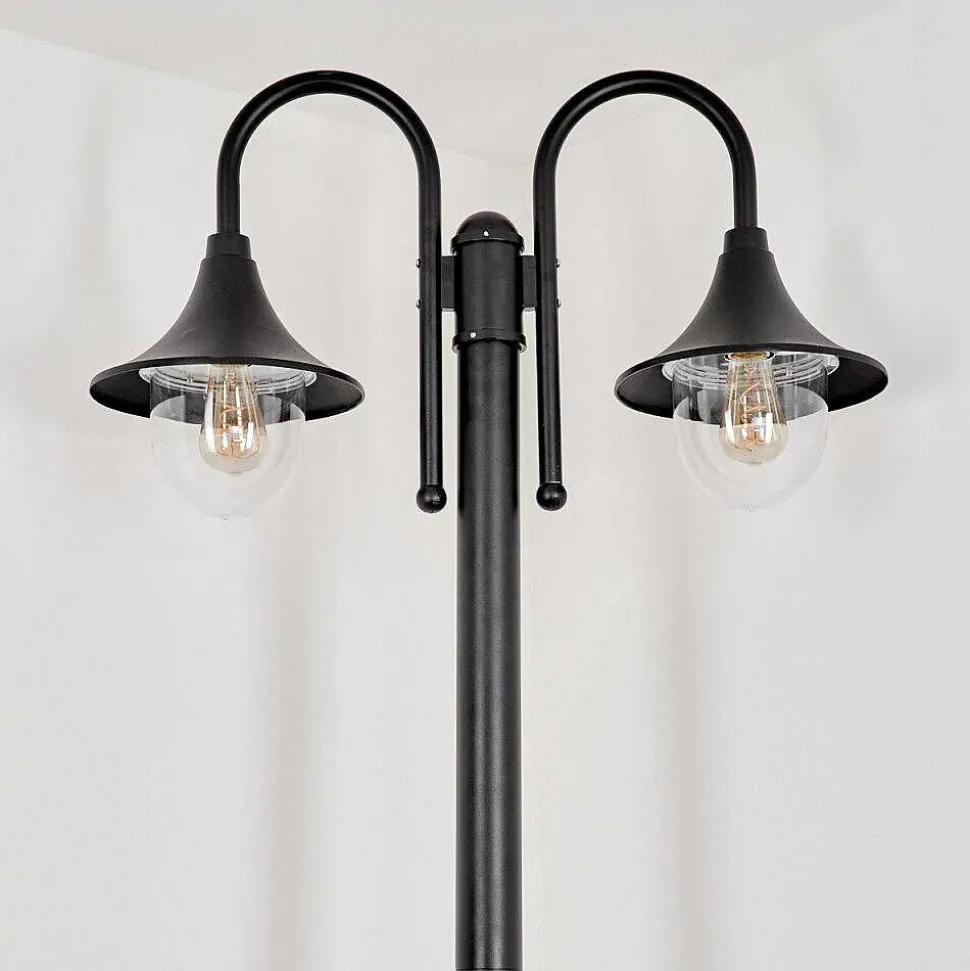 Reverbere Wissembourg Noir, 2 Lumieres