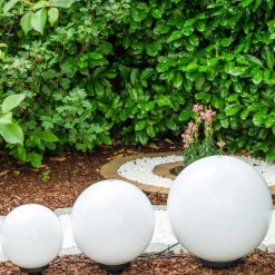 Set De Boules Lumineuses Miau Blanc, 3 Lumieres