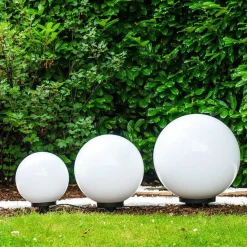 Set De Boules Lumineuses Miau Blanc, 3 Lumieres