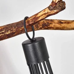 Set De Lampe De Table Solaire Quillagua Led Noir, 1 Lumiere