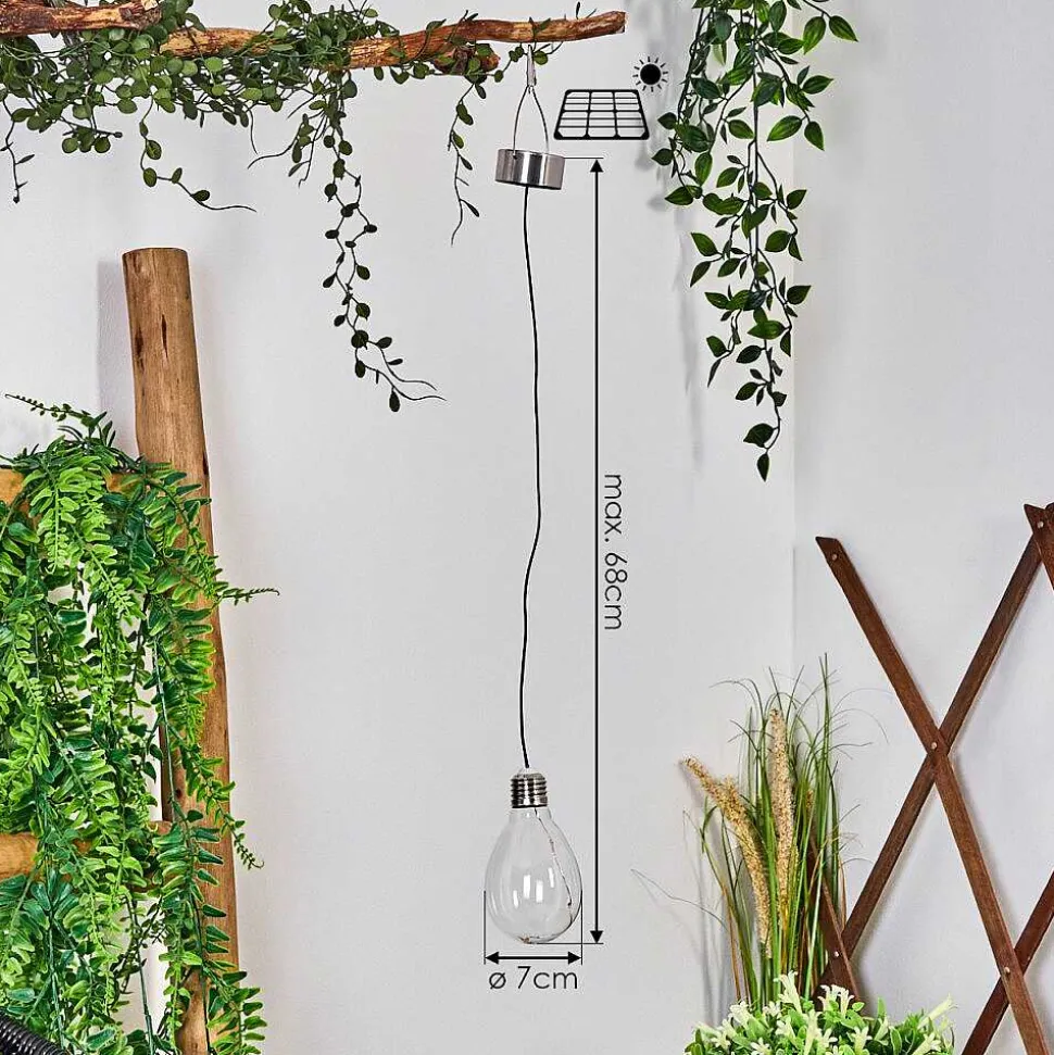 Set De Lampe Solaire Tiltil Led Acier Inoxydable, 5 Lumieres