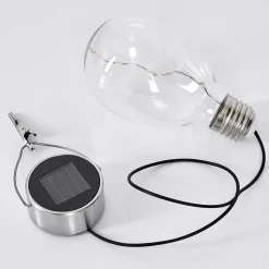 Set De Lampe Solaire Tiltil Led Acier Inoxydable, 5 Lumieres