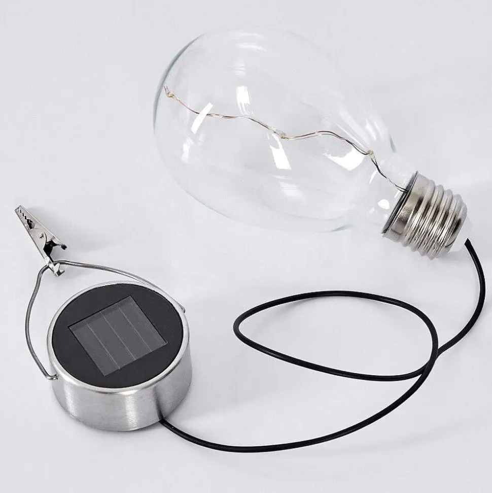 Set De Lampe Solaire Tiltil Led Acier Inoxydable, 5 Lumieres