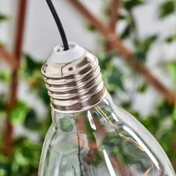 Set De Lampe Solaire Tiltil Led Acier Inoxydable, 5 Lumieres