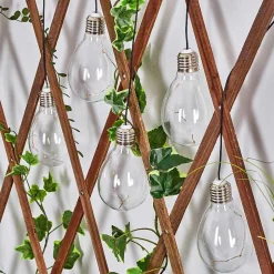 Set De Lampe Solaire Tiltil Led Acier Inoxydable, 5 Lumieres