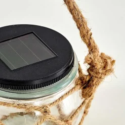 Set De Lampes Solaires Maastricht Led Noir, 1 Lumiere