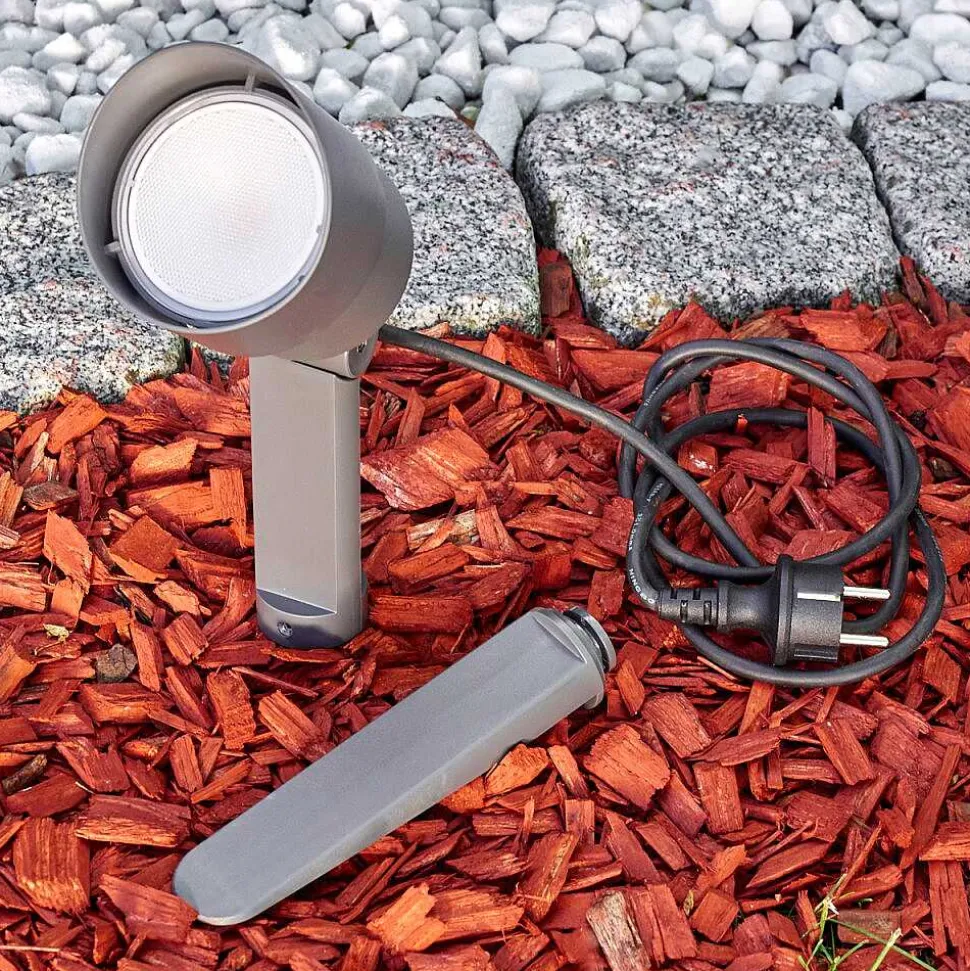 Spot De Jardin Apenrader Led Anthracite, 1 Lumiere