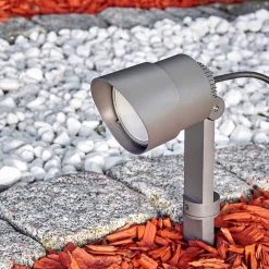 Spot De Jardin Apenrader Led Anthracite, 1 Lumiere