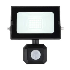 Spot De Jardin Globo Helga Led Noir, 1 Lumiere, Detecteur De Mouvement