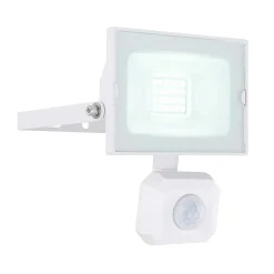 Spot De Jardin Globo Helga Led Blanc, 1 Lumiere, Detecteur De Mouvement