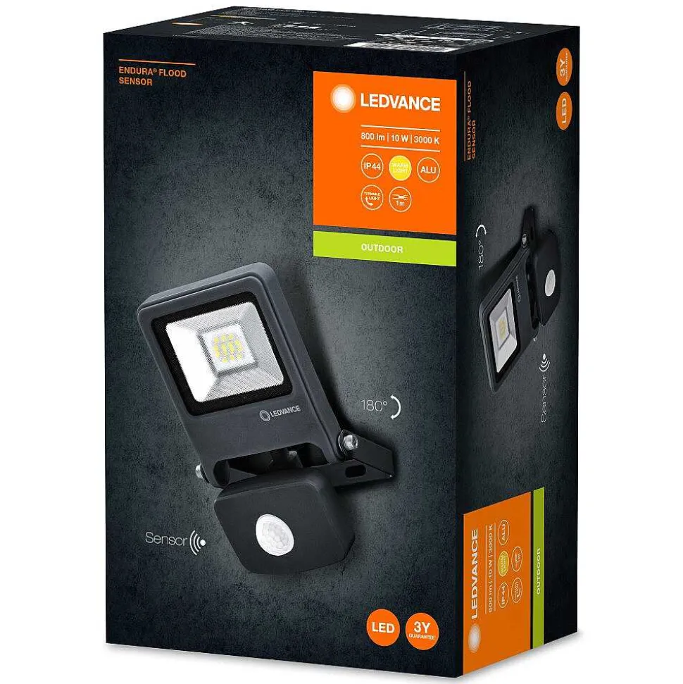 Spot De Jardin Ledvance Endura® Gris, 1 Lumiere, Detecteur De Mouvement