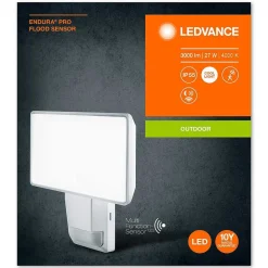 Spot De Jardin Ledvance Endura® Blanc, 1 Lumiere, Detecteur De Mouvement