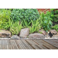 Spot De Jardin Lucide Manal Led Anthracite, 1 Lumiere