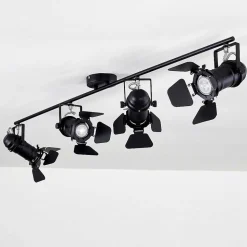 Spot De Plafond Lichinga Noir, 4 Lumieres