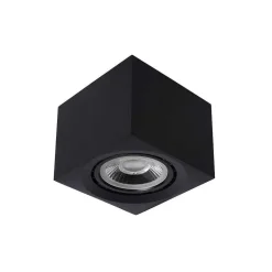 Spot De Plafond Lucide Fedler Noir, 1 Lumiere