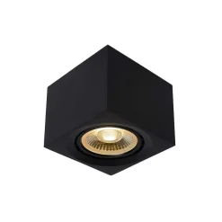 Spot De Plafond Lucide Fedler Noir, 1 Lumiere