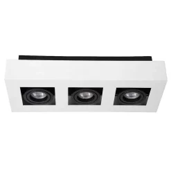 Spot De Plafond Lucide Xirax Led Blanc, 3 Lumieres