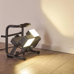 Spot D'Exterieur Dyndved Led Gris, 2 Lumieres