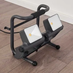 Spot D'Exterieur Dyndved Led Gris, 2 Lumieres