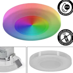 Spot Encastrable Armaes Led Blanc, 1 Lumiere, Changeur De Couleurs