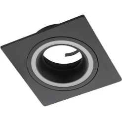 Spot Encastrable Eglo Carosso Noir, 1 Lumiere