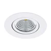 Spot Encastrable Eglo Saliceto Led Blanc, 1 Lumiere