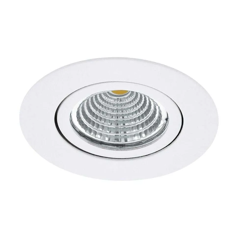 Spot Encastrable Eglo Saliceto Led Blanc, 1 Lumiere