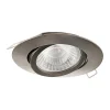 Spot Encastrable Eglo Tedo Led Nickel Mat, 1 Lumiere