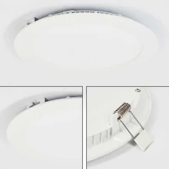 Spot Encastrable Finsrud Led Blanc, 1 Lumiere