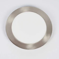 Spot Encastrable Finsrud Led Nickel Mat, 1 Lumiere